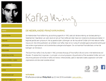 Tablet Screenshot of kafka-kring.nl